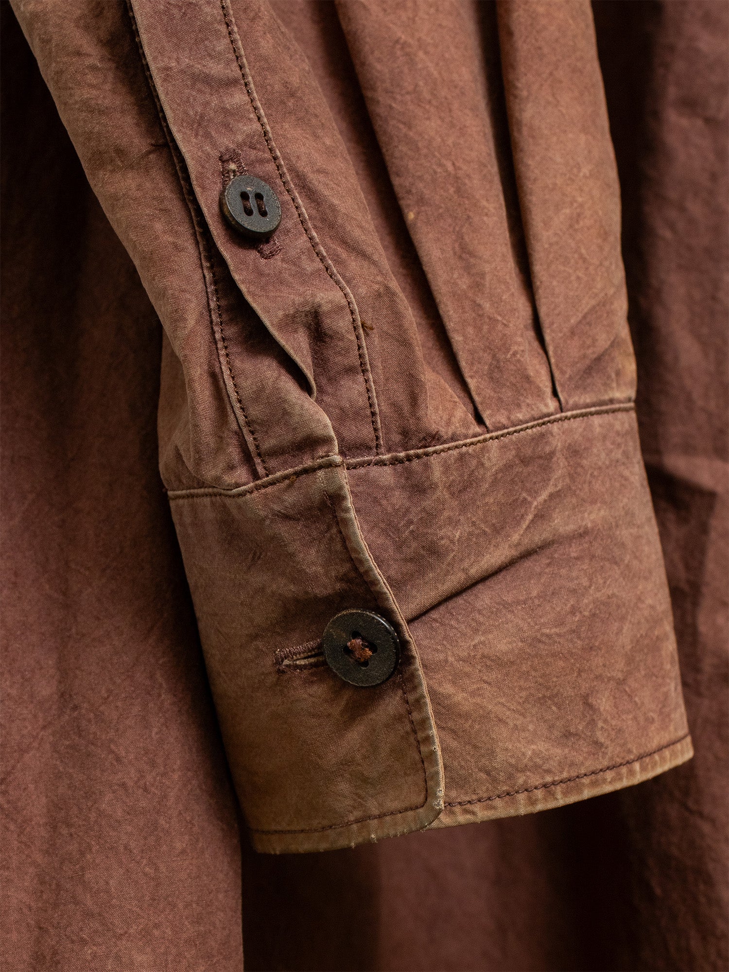 AW14 Hand-Dyed Asymmetrical Shirt