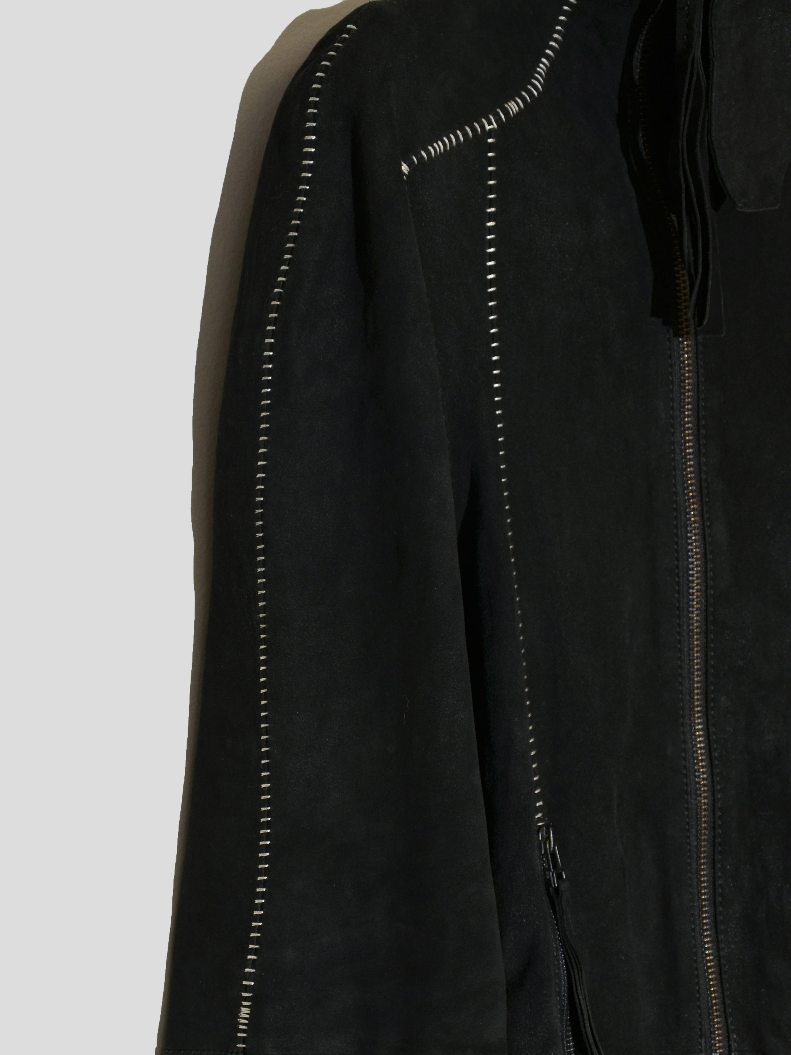 SS17 Goat Suede Rider Jacket