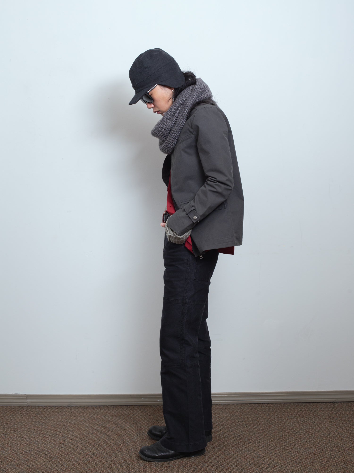 by Kenji Ito Stand Collar Jacket