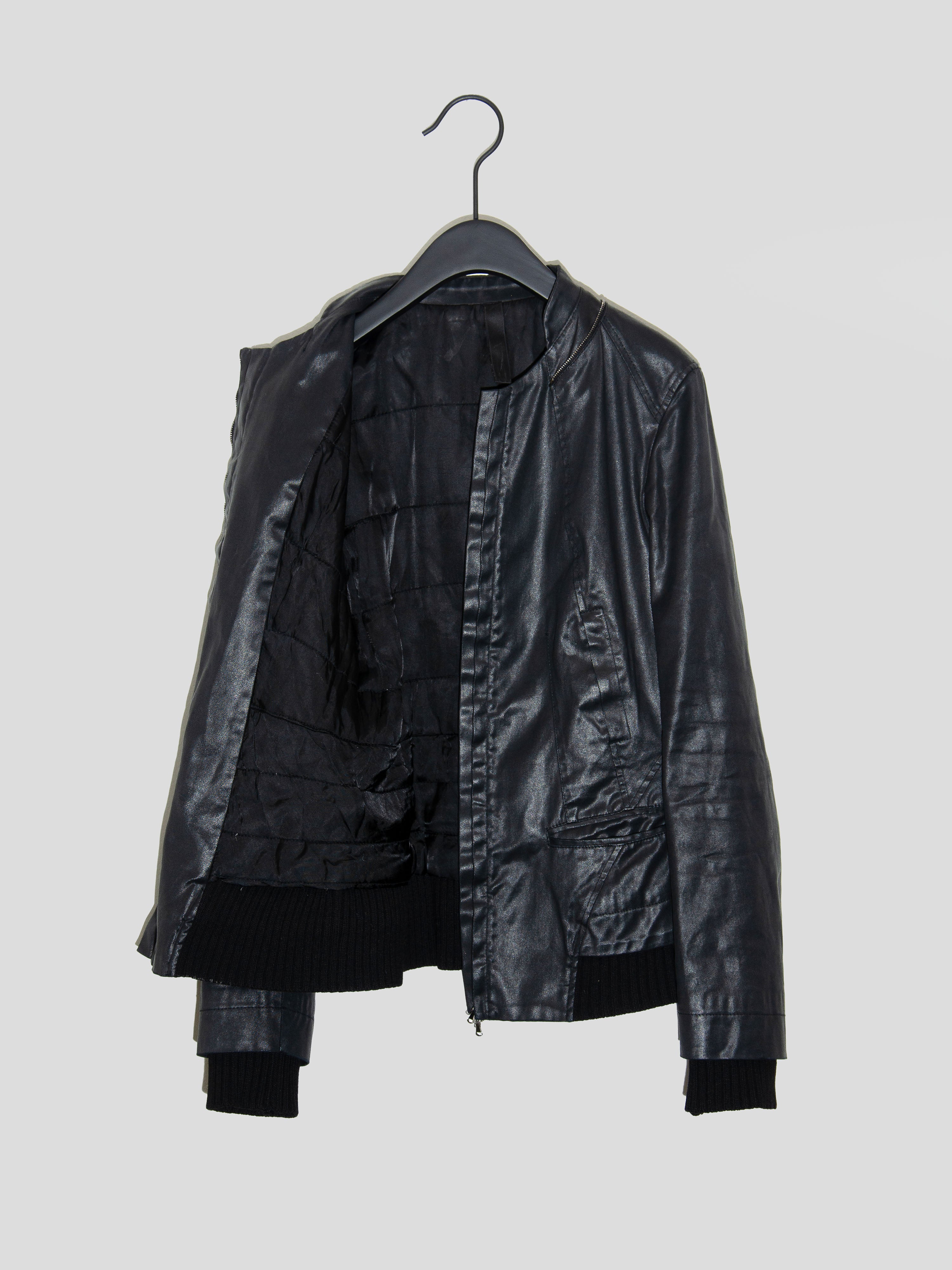 Paneled Bomber Jacket