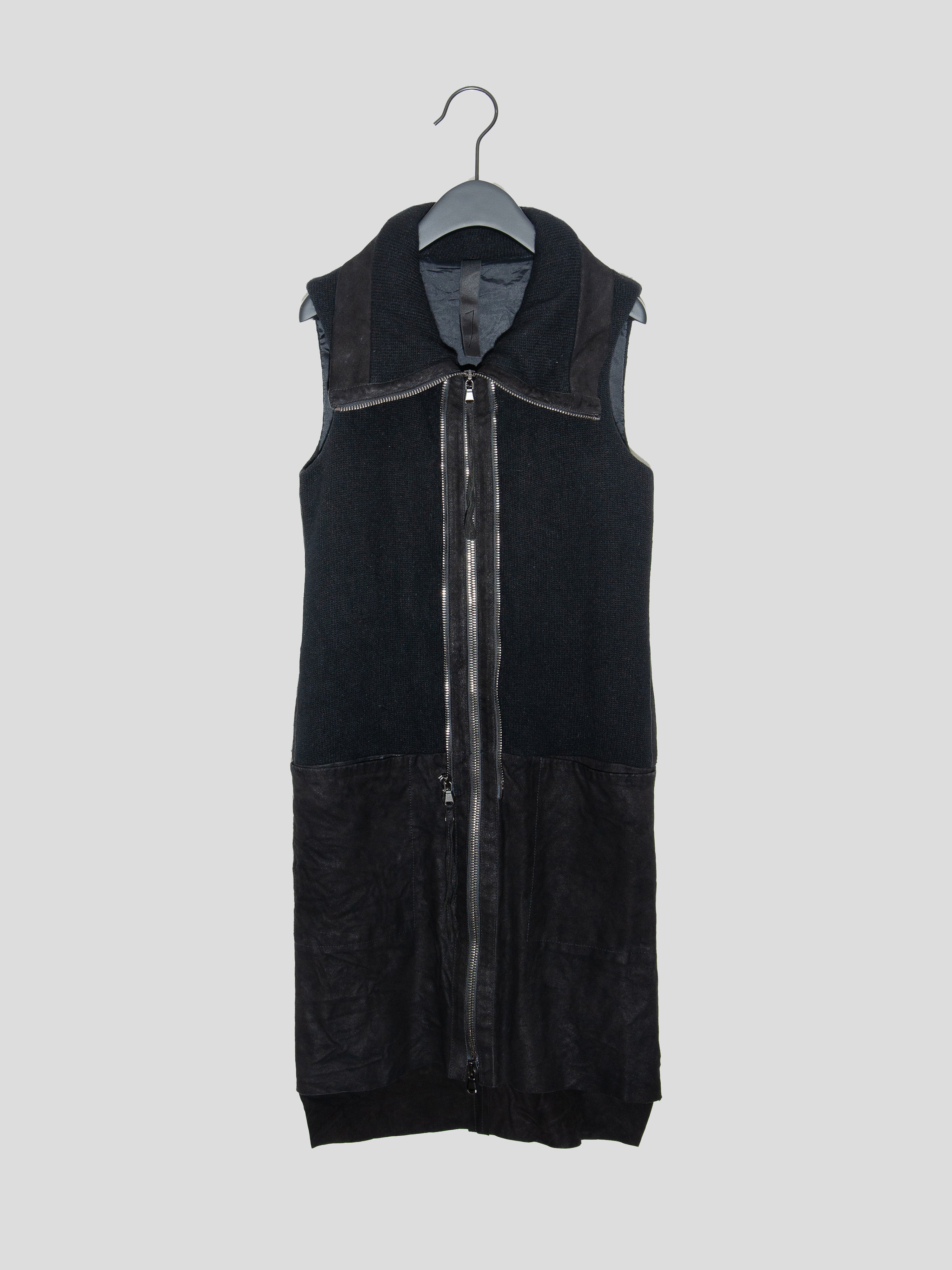 Zipped Long Vest