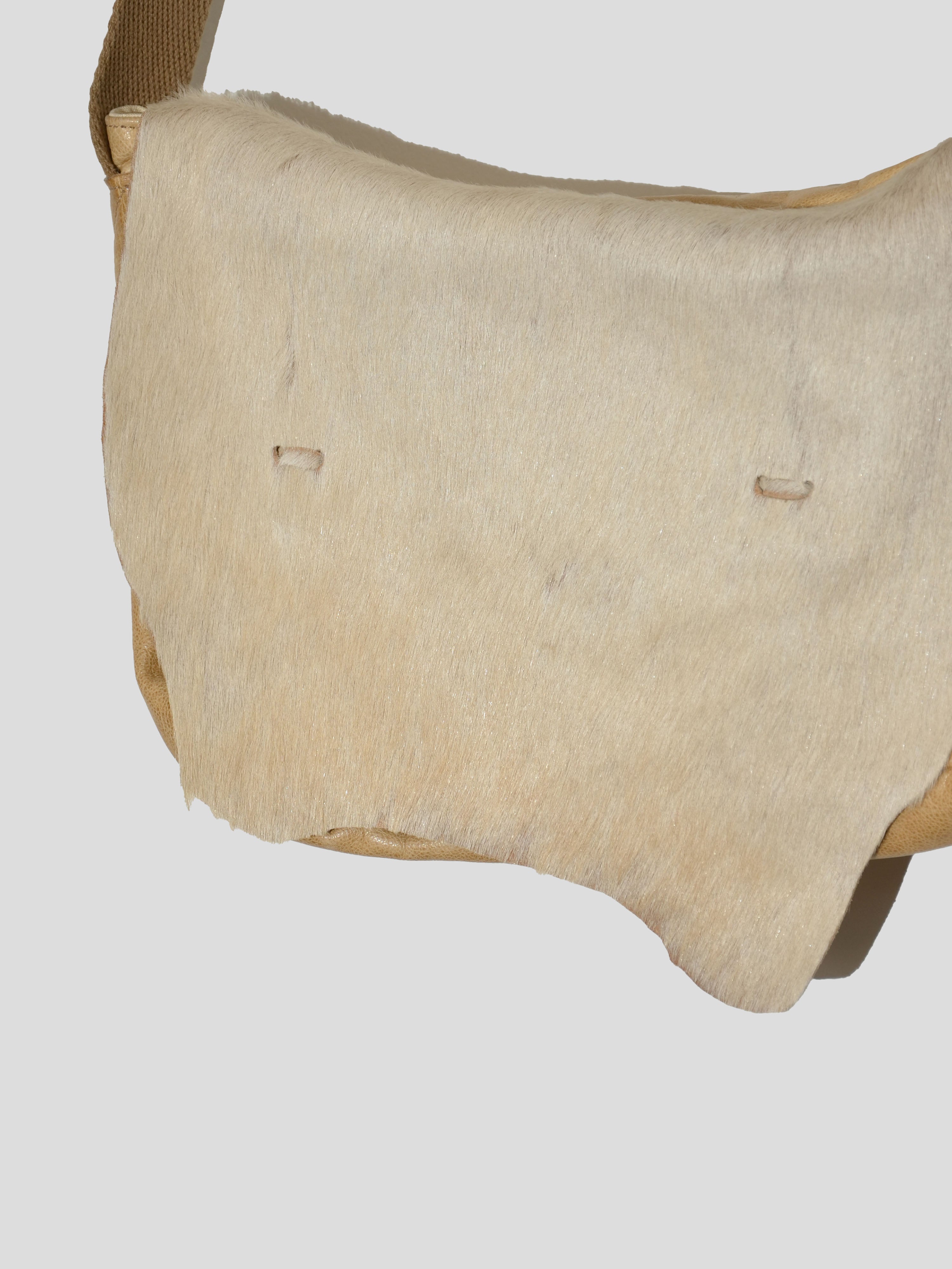 Pony Hair Messenger Bag