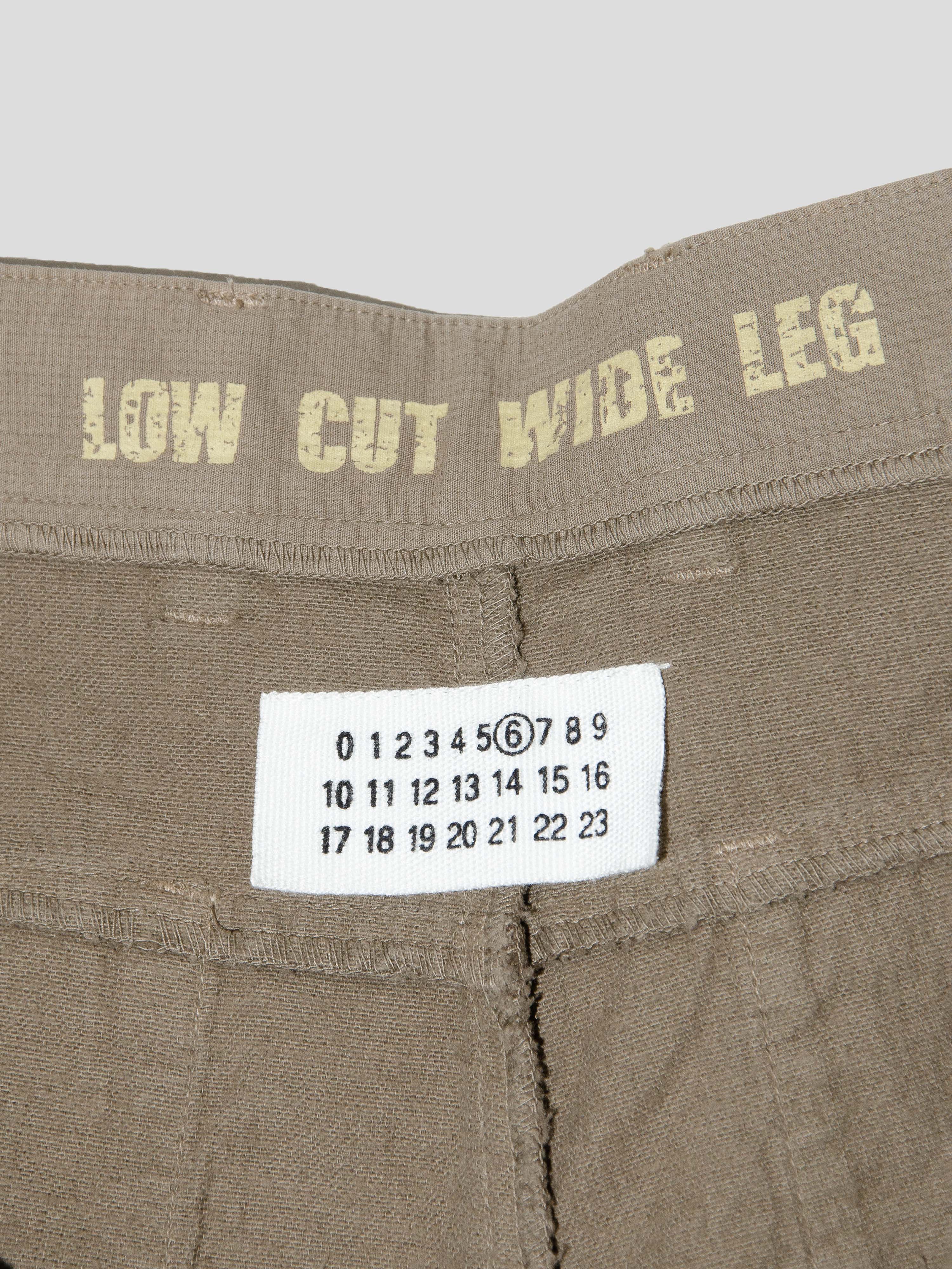 AW03 Low Rise Wide Leg Trousers