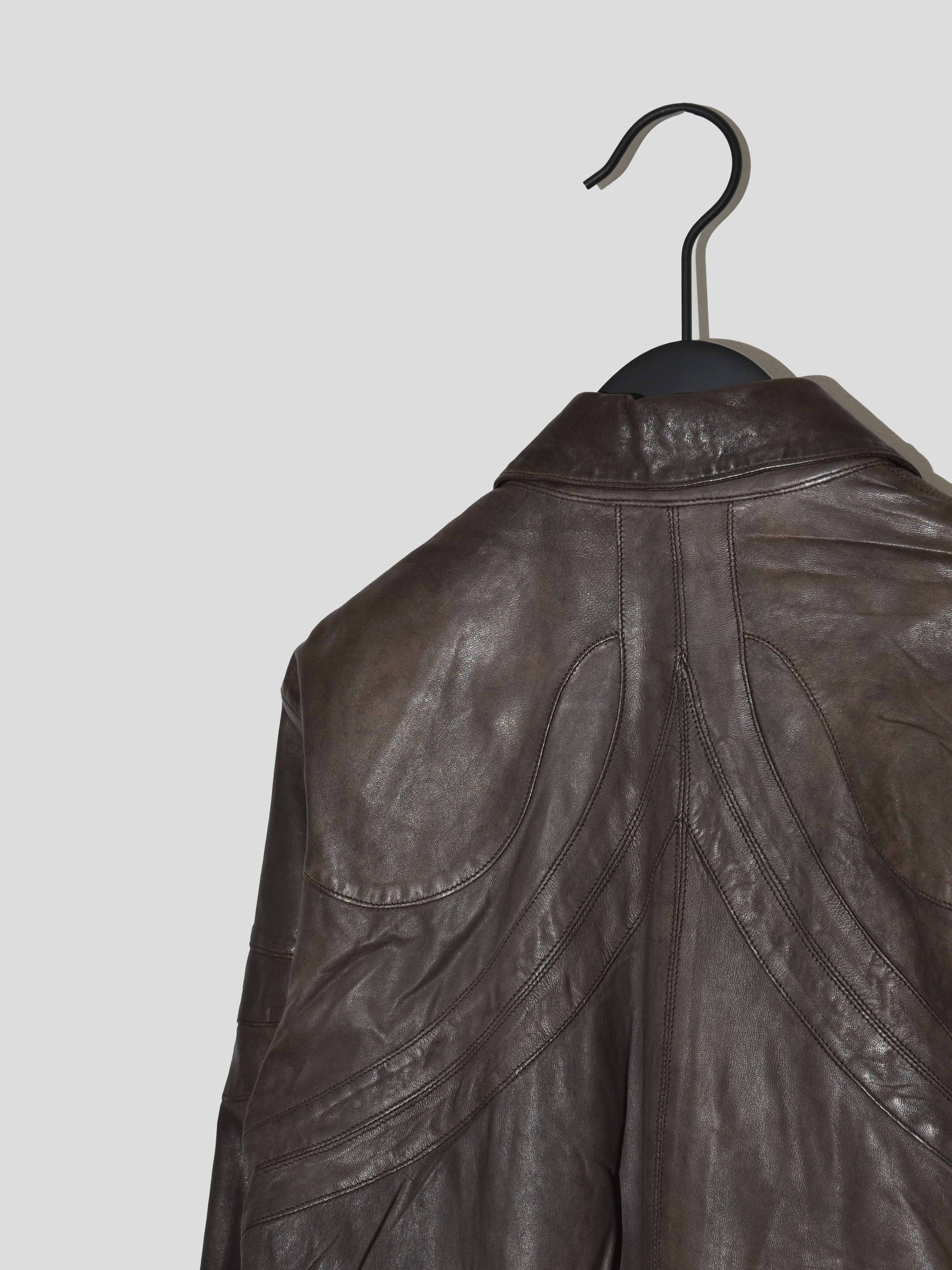 1990s Panelled Leather Jacket