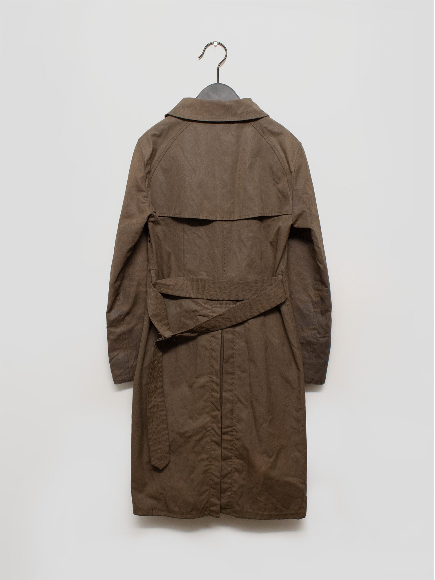 AW01 Waxed Trench Coat