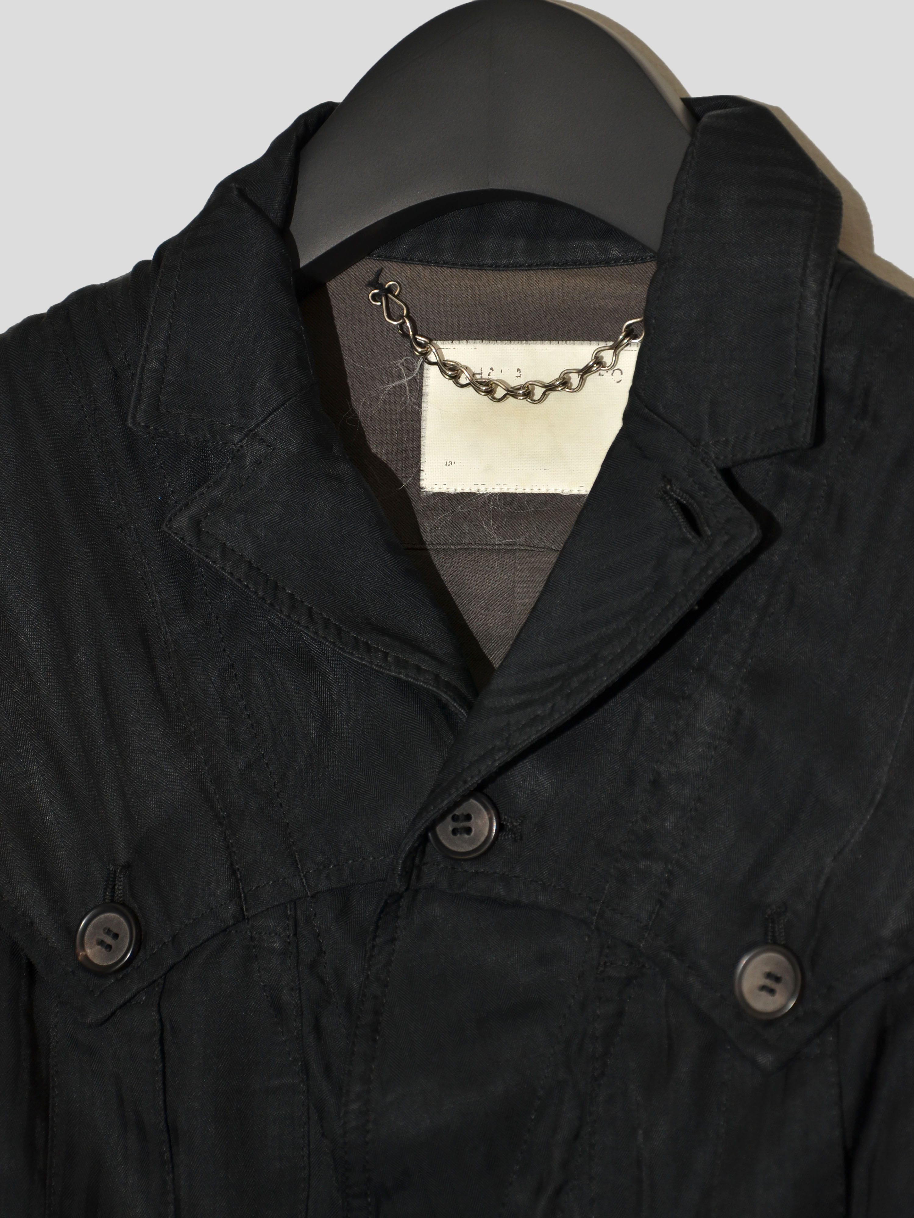 Pinstripe Military Jacket