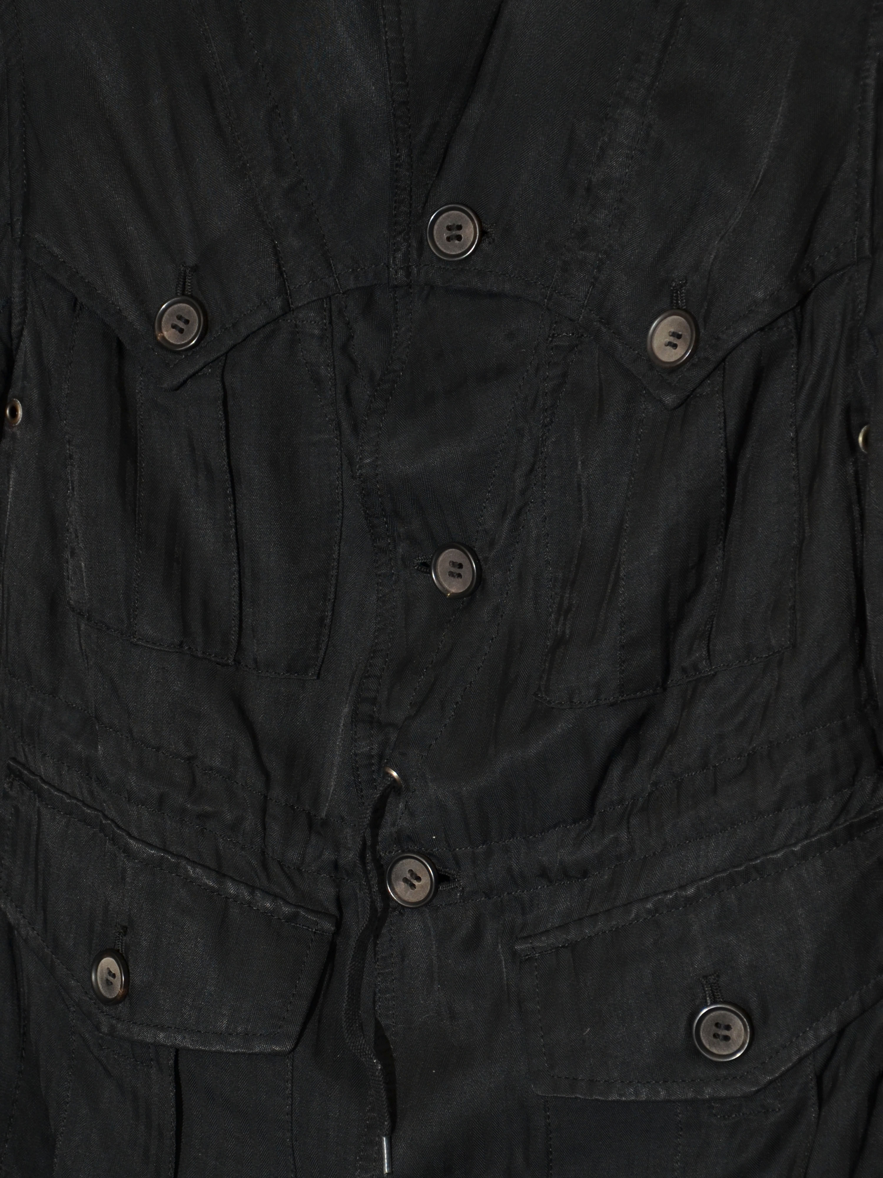 Pinstripe Military Jacket