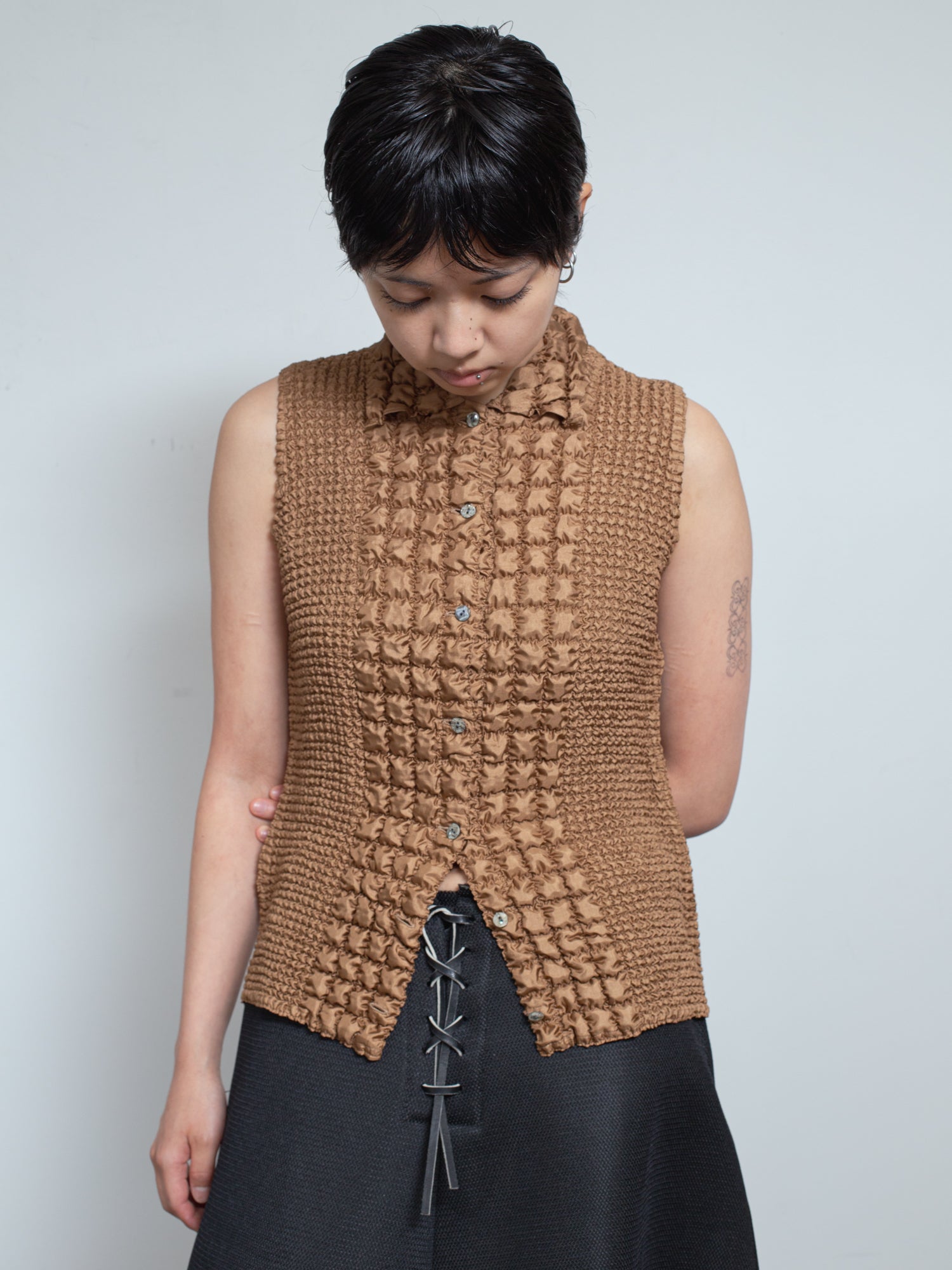 2000s Pleated Vest