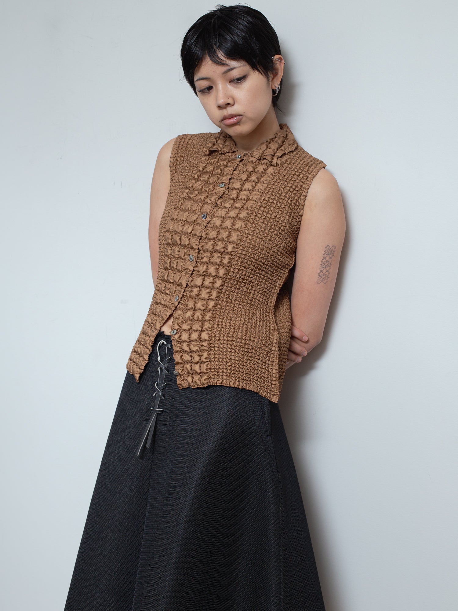 2000s Pleated Vest