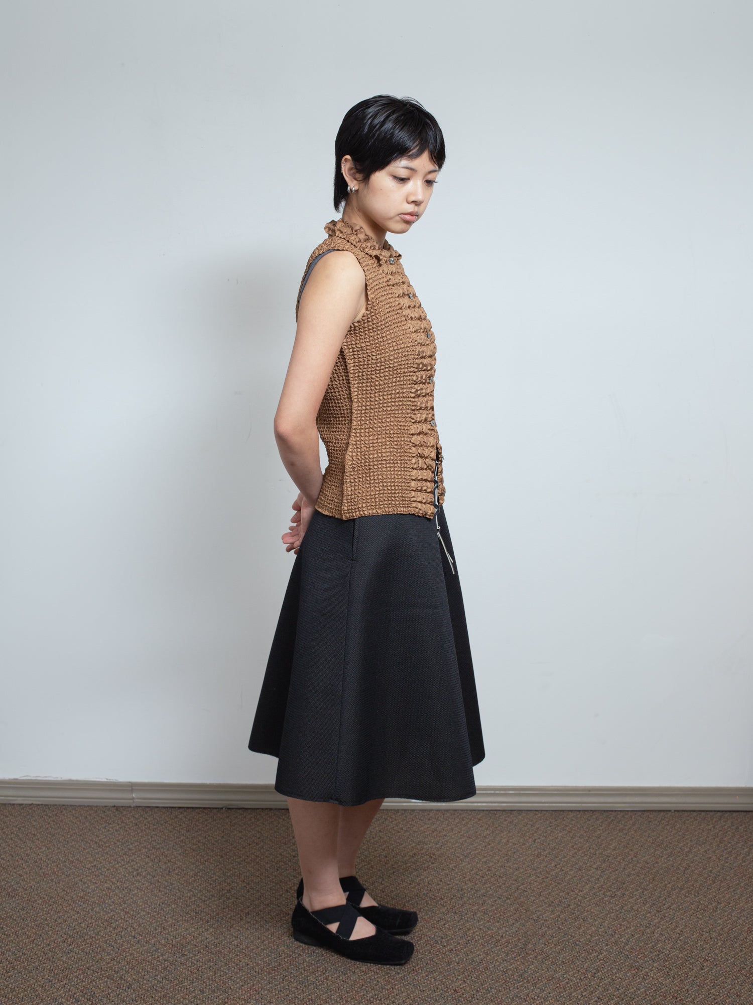 2000s Pleated Vest