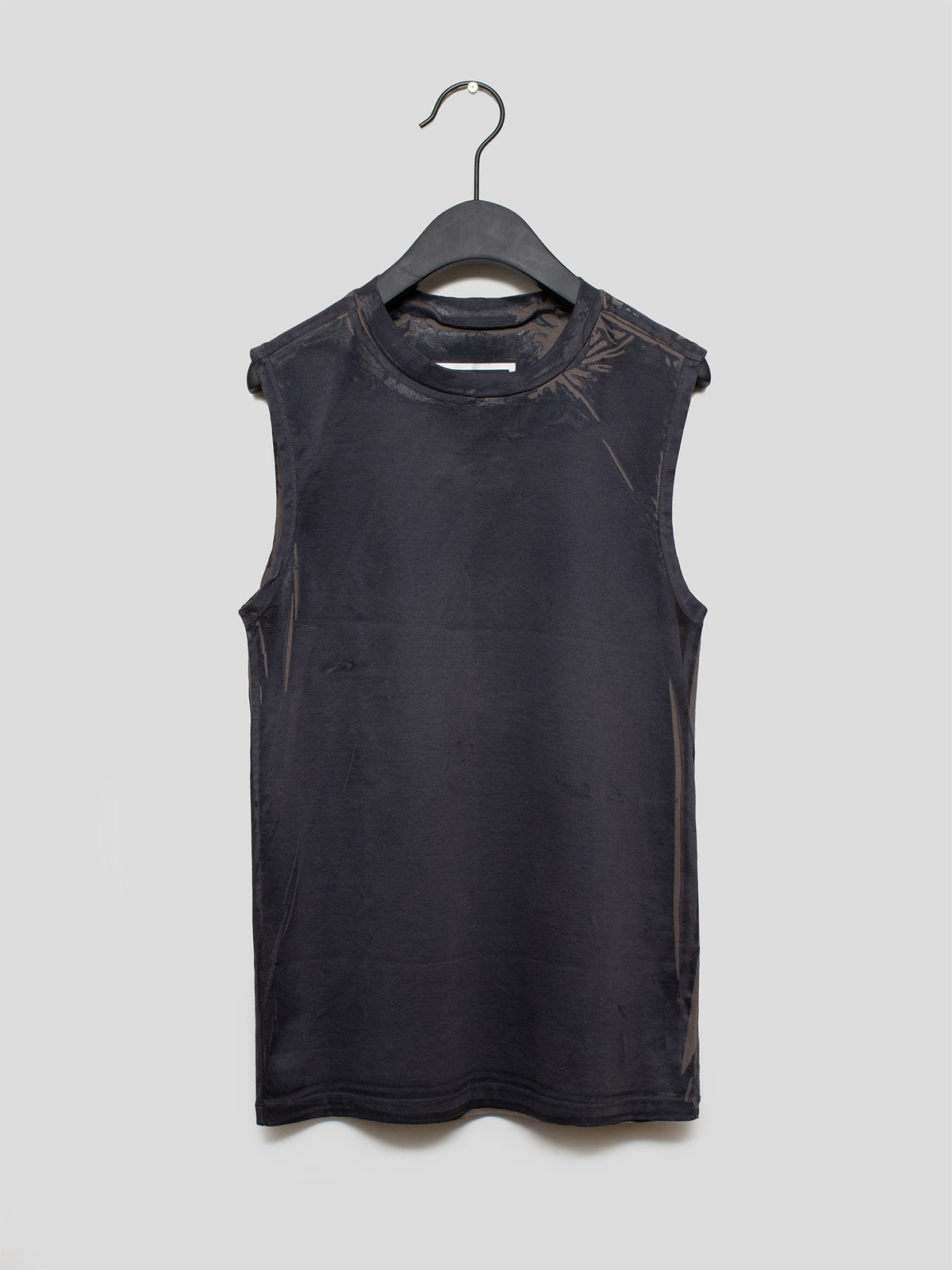 Waxed Smudge-Print Tank Top