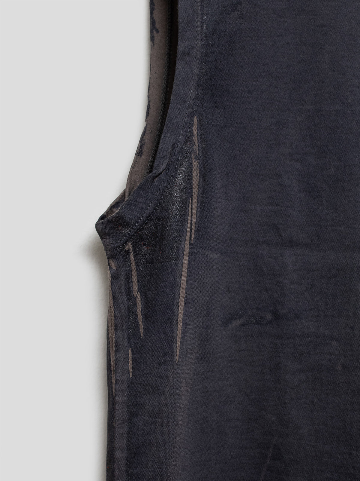 Waxed Smudge-Print Tank Top