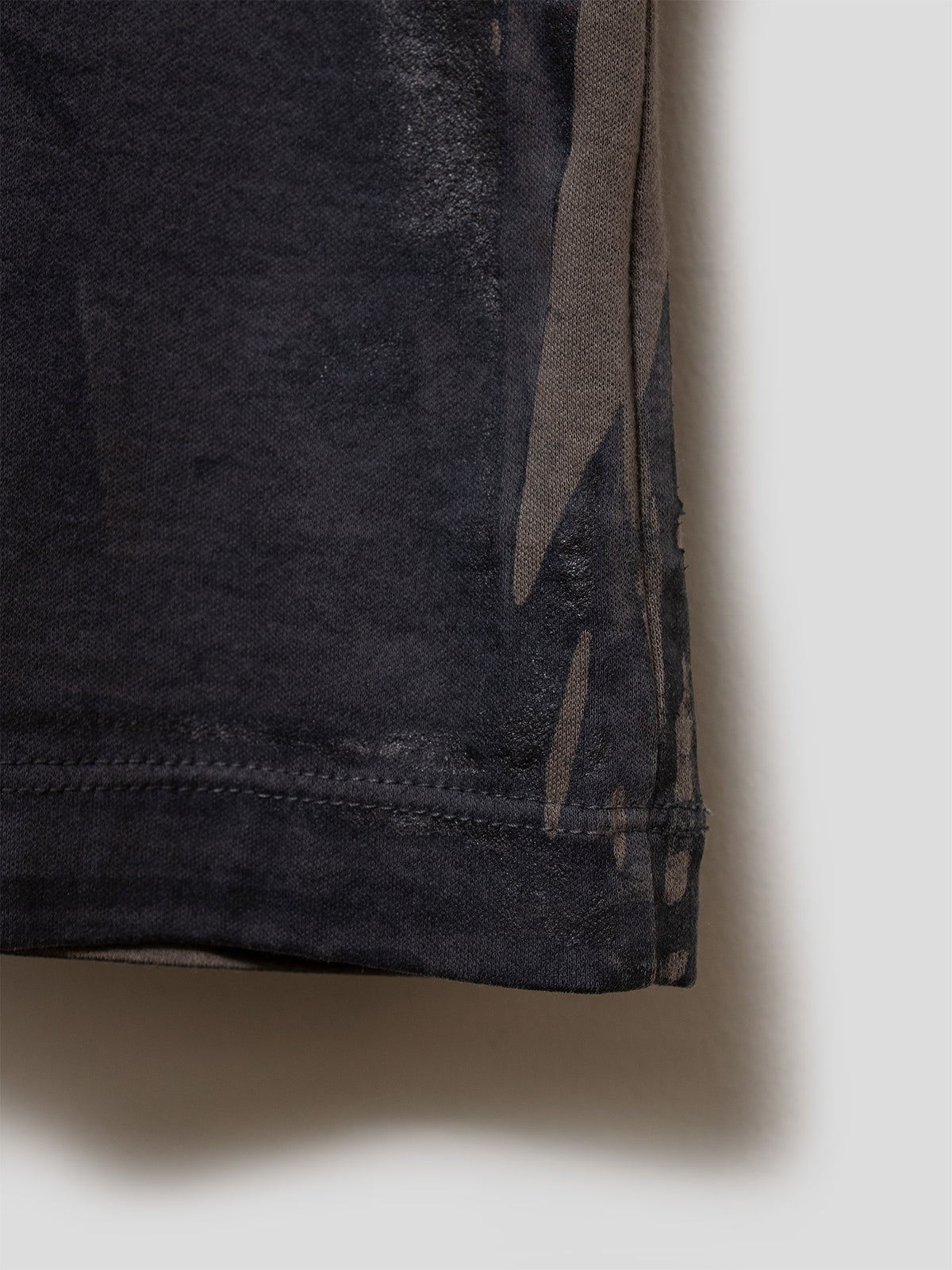 Waxed Smudge-Print Tank Top