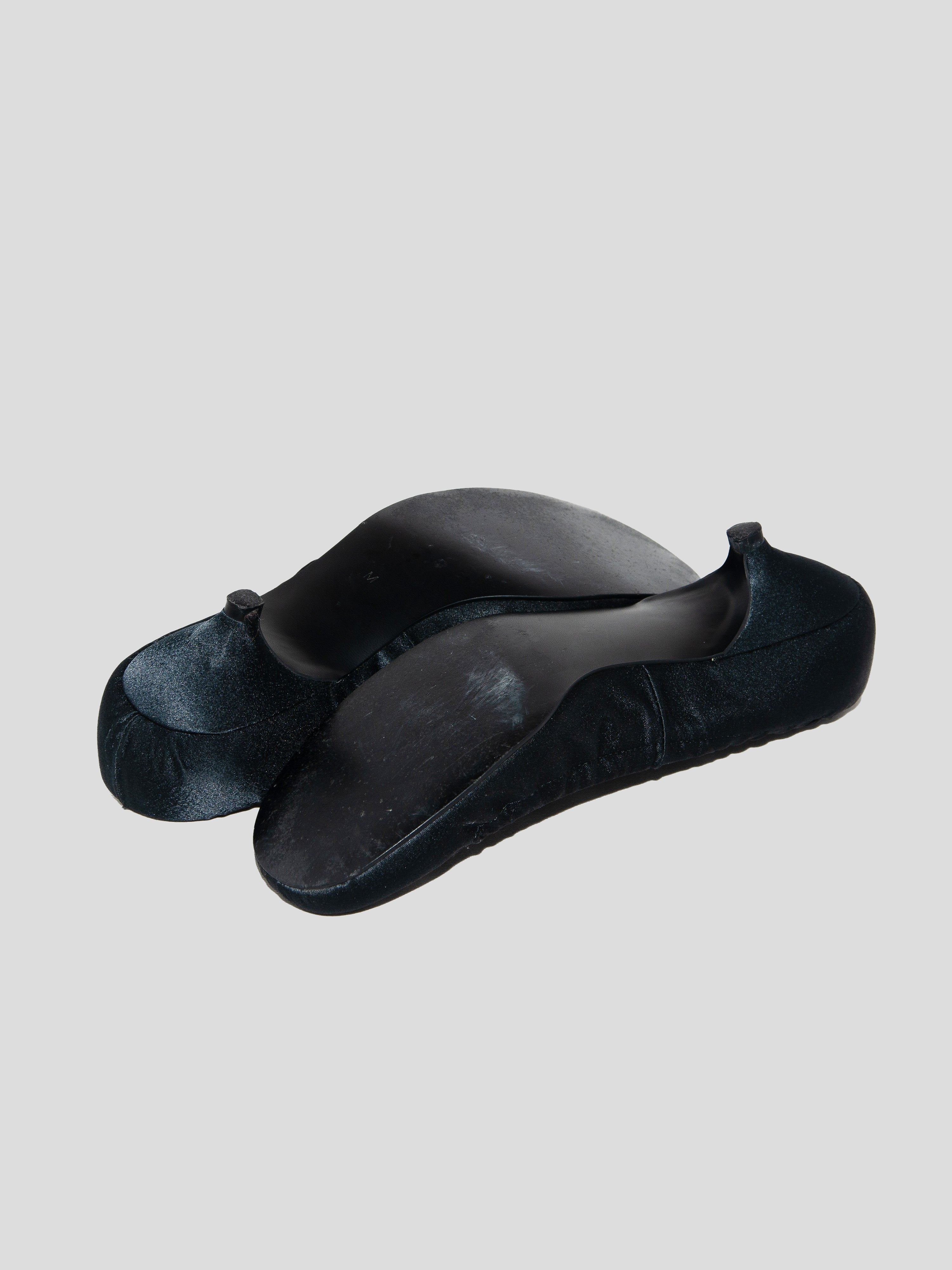 Satin Kitten Heel Pumps