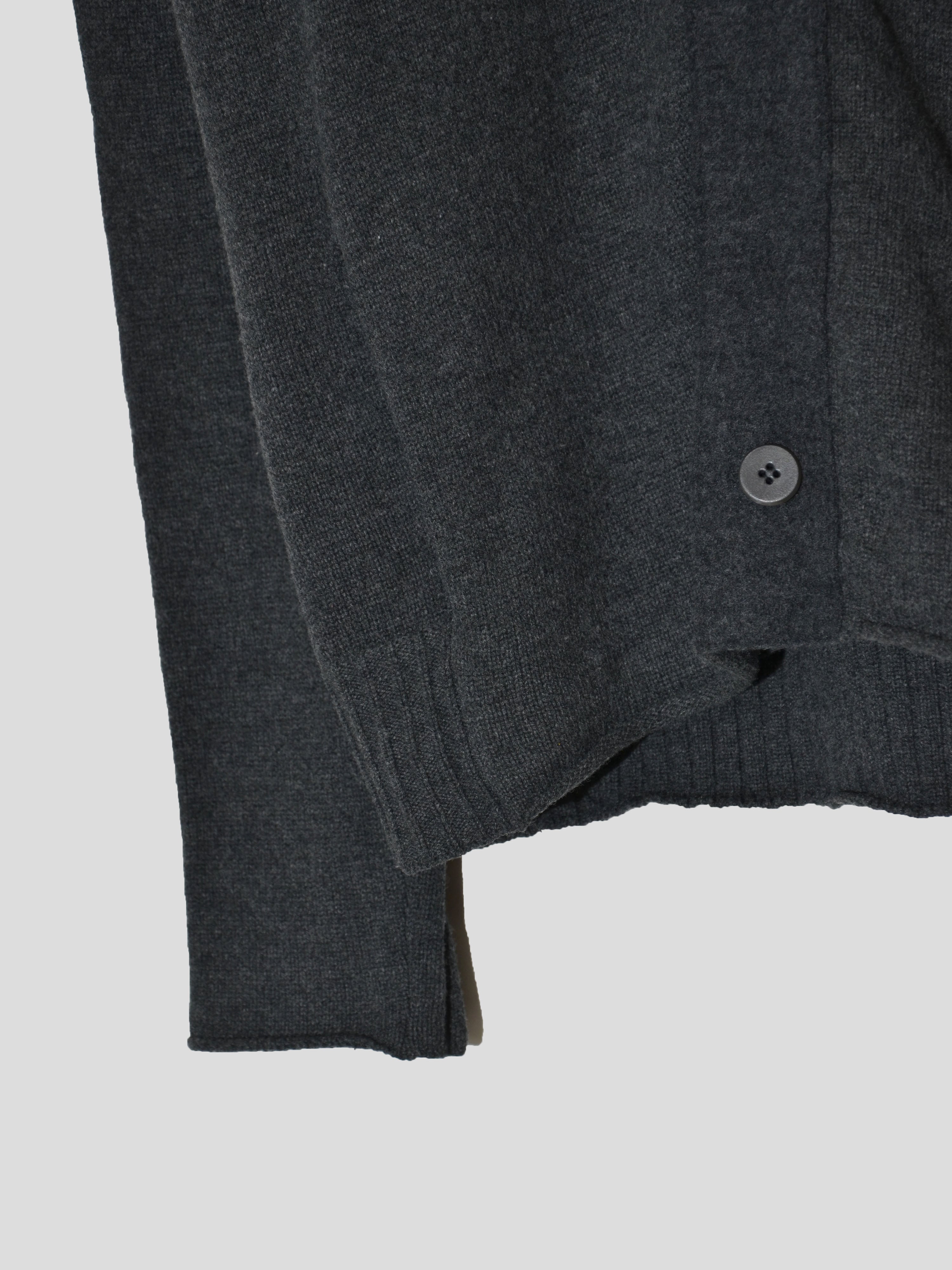 Zip-up Knit Hoodie
