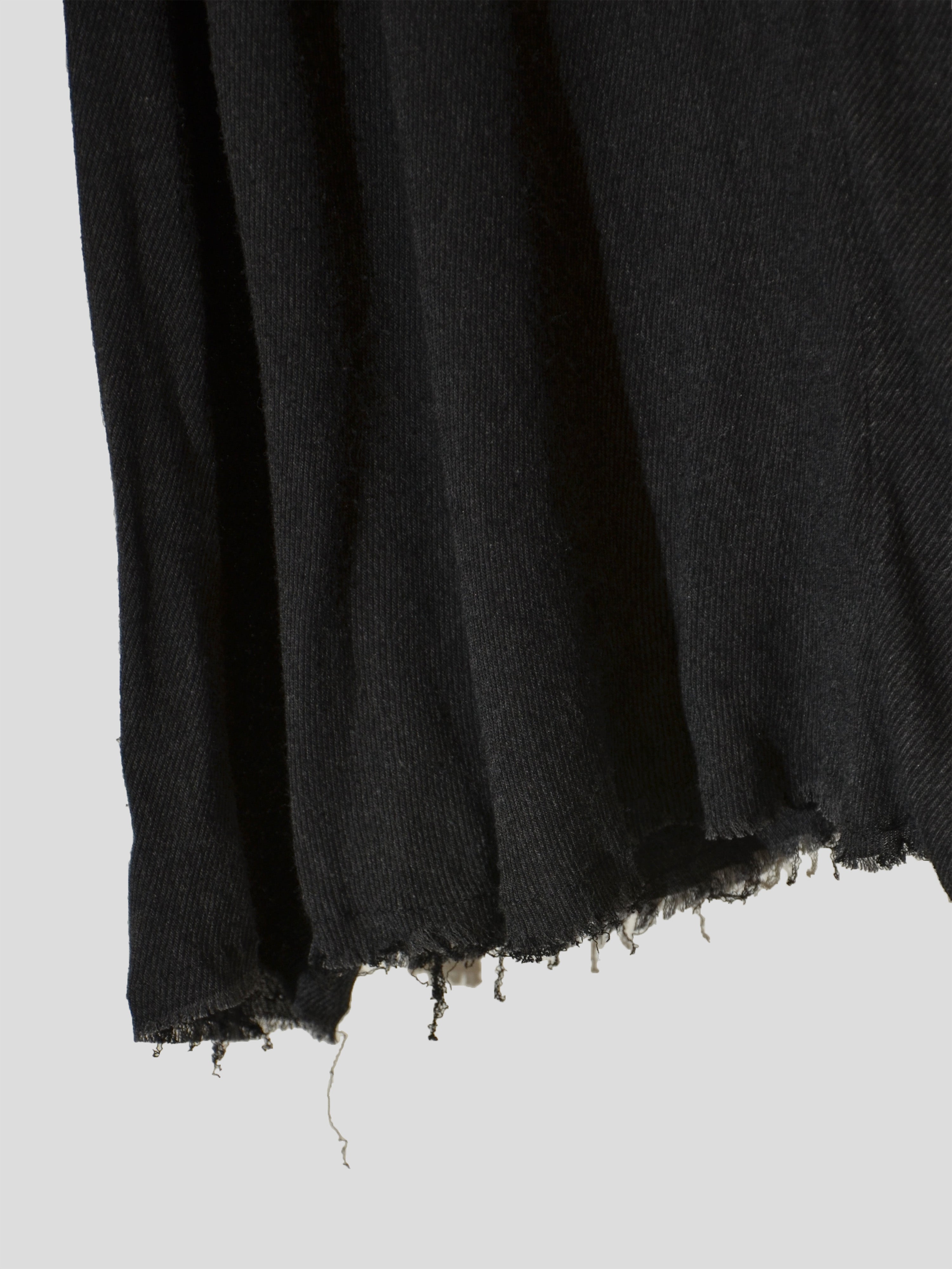 Offset V-neck Top