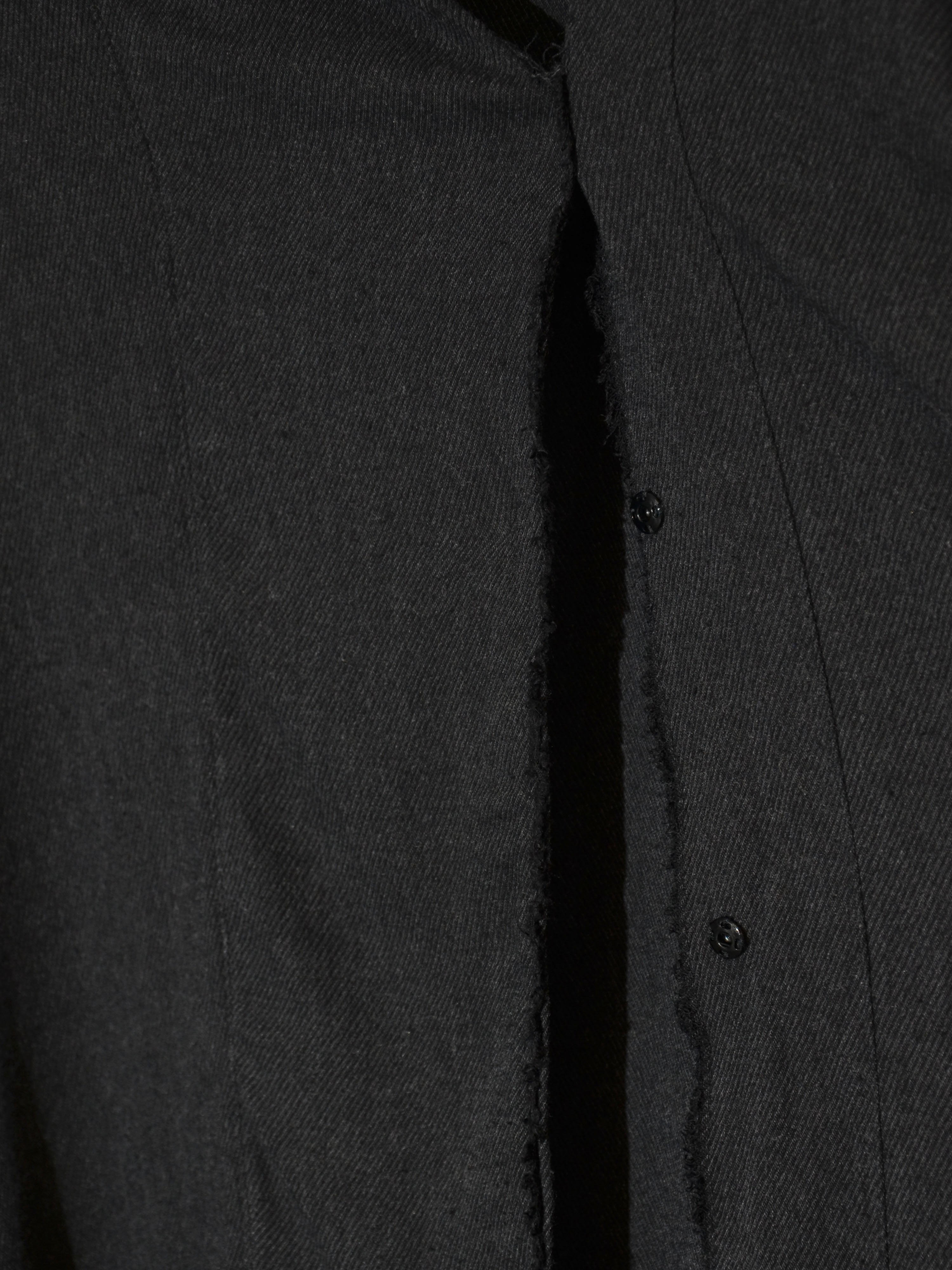 Offset V-neck Top