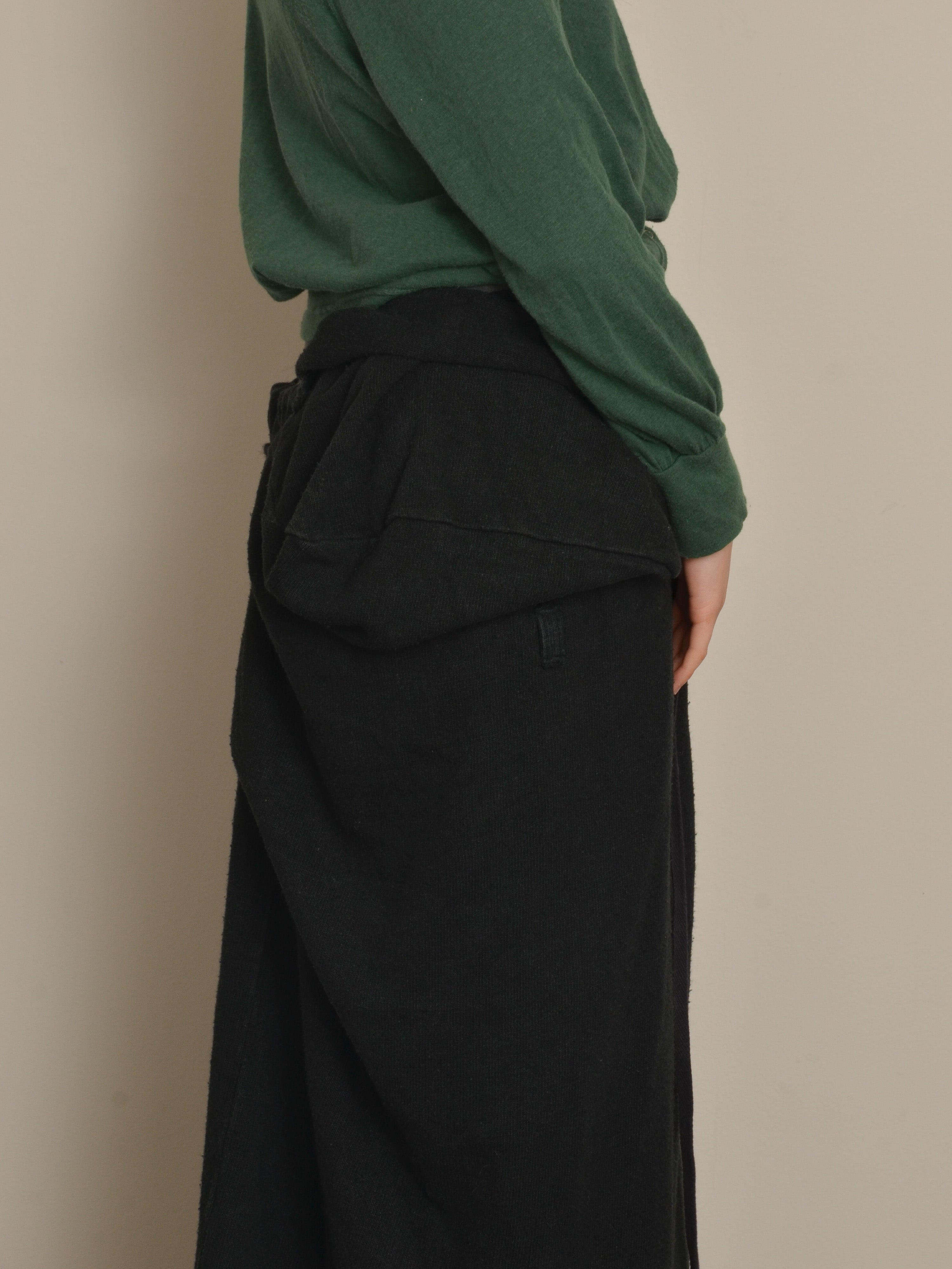 Y’s knit skirt The Merli Knit Skirt - Cement Melange – SHOP THE SKINNY